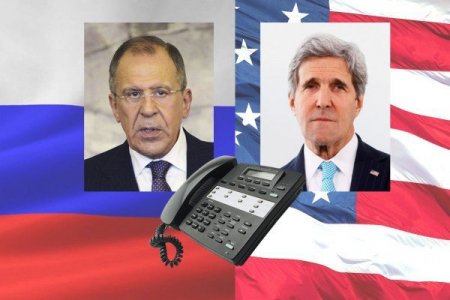 Departament:Lavrov və Kerri Suriya ilə bağlı müzakirə aparıb