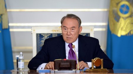 Nazarbayevdən Qarabağ açıqlaması:"Biz bu yolda əlimizdən gələni edirik"
