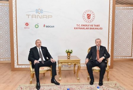 Prezident İlham Əliyev Rəcəb Tayyib Ərdoğanla görüşüb- FOTO