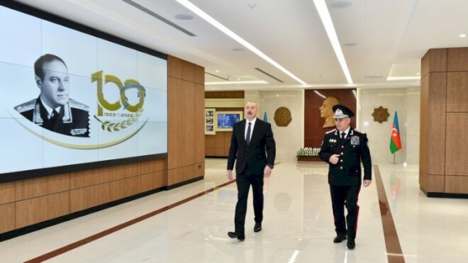 İlham Əliyev DTX-nin yeni inzibati binalarının açılışında iştirak etdi