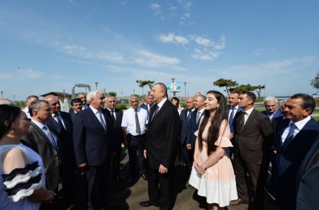 Prezident İlham Əliyev Pirallahı rayonuna gedib –
