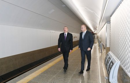 Prezident metronun “Xətai” stansiyasında