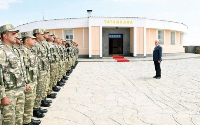 Naxçıvanın strateji yüksəkliklərində müdafiə istehkamları möhkəmləndirilib