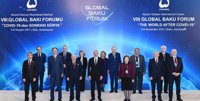 Prezident İlham Əliyevin VIII Qlobal Bakı Forumunun açılışı zamanı çıxışı