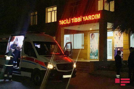 Sabirabdda yük avtomobilləri toqquşub, sürcü xəsarət alıb