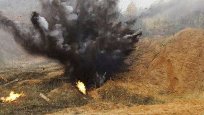 Hərbçimiz Kəlbəcərdə minaya düşdü