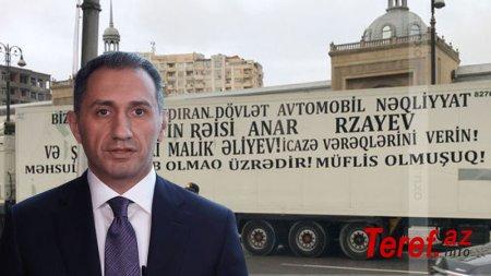 Nazir Anar Rzayevə xəbərdarlıq etdi, Malik Əliyevi işdən çıxardı - TIR MƏSƏLƏSİ...
