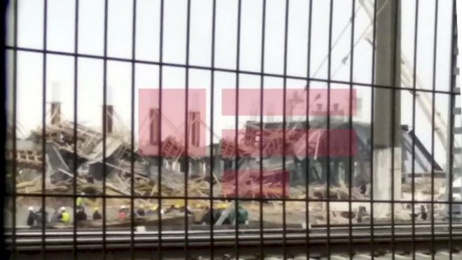 Bakıda çökən binada 4 nəfər xəsarət alıb - Rəsmi