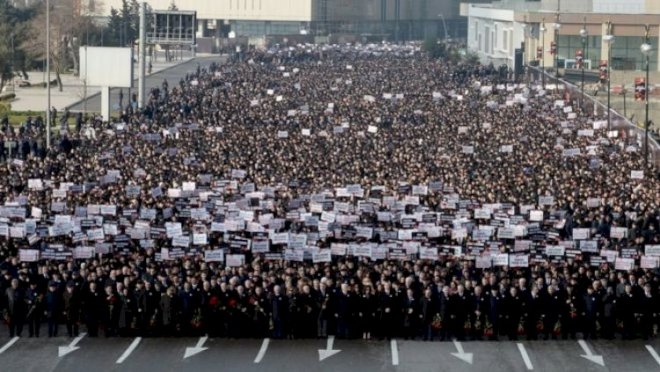 Xocalı yürüşü başladı