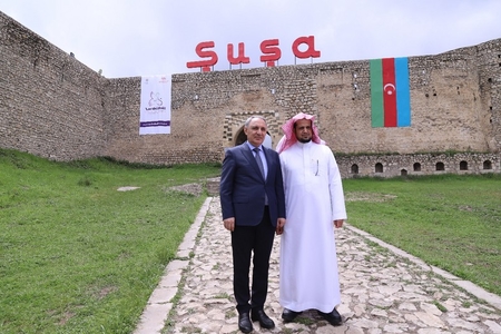 Səudiyyə Ərəbistanının Baş prokuroru Şuşaya səfər edib FOTOLAR