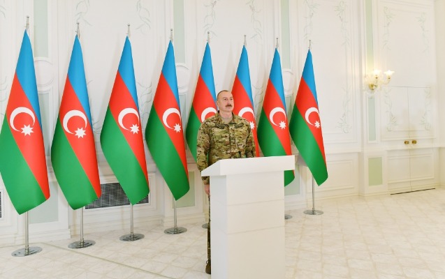 Prezident sentyabr döyüşlərindən sonra Ordumuzun yerləşdiyi yeni mövqeləri açıqladı