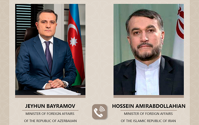 Azərbaycan və İran XİN başçıları telefonla danışdılar