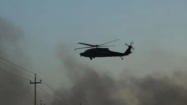 Hərbi helikopter qəzaya uğradı -