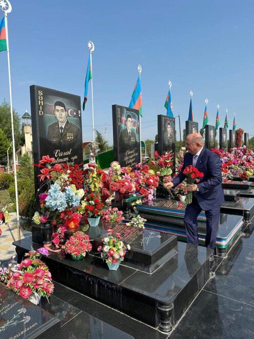 Beyləqanda Şəhid Abbasov Vüsal Telman oğlunun mövlud günü qeyd olunub.