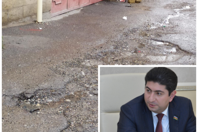 Yasamalın başçısı şəhid küçəsini Suriyaya çevirib –