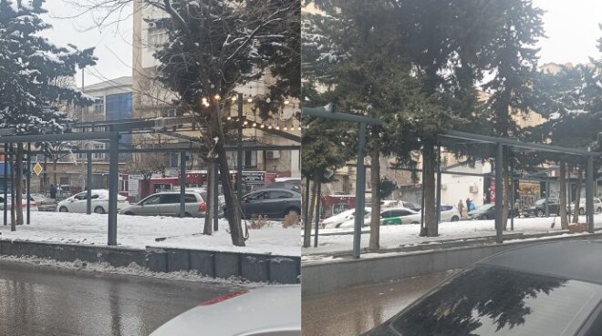 Xətaidə yaşıllıq ərazidə obyekt tikilir