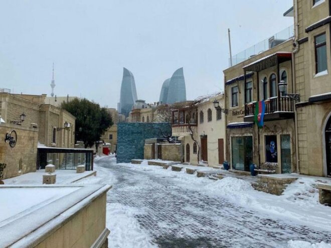 Bakıya üç gün qar yağacaq -