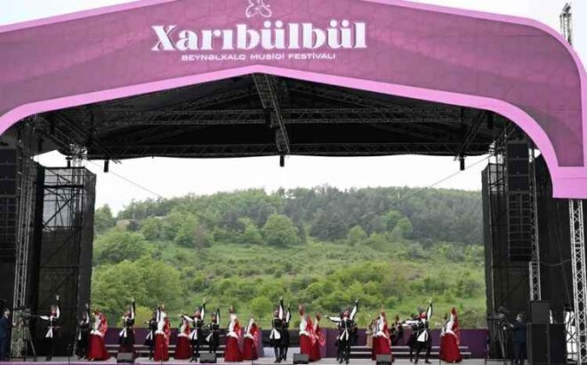 Şuşada “Xarıbülbül” Beynəlxalq Musiqi Festivalının açılışı OLDU