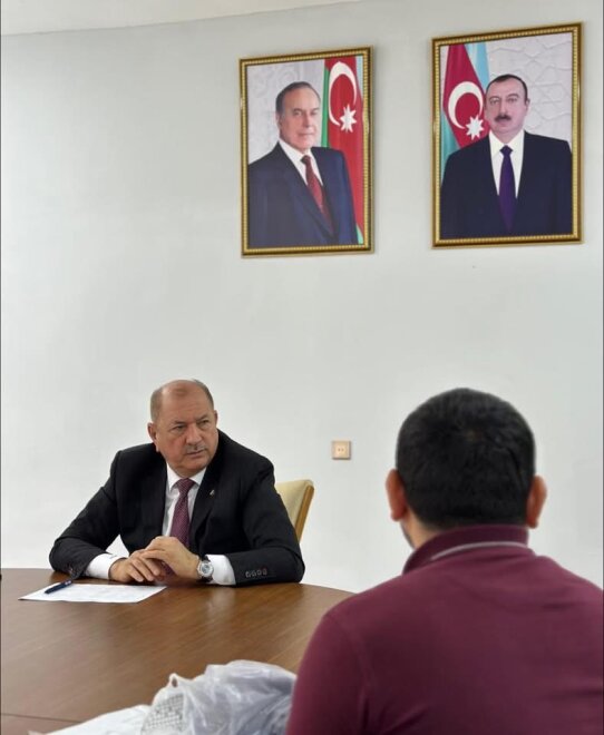 Beyləqan Rayon İcra Hakimiyyətində vətəndaşların növbəti qəbulu keçirilib