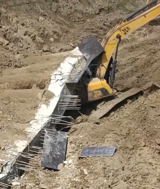 “RR Constructions” MTK-nın tikinti ərazisində uçqun