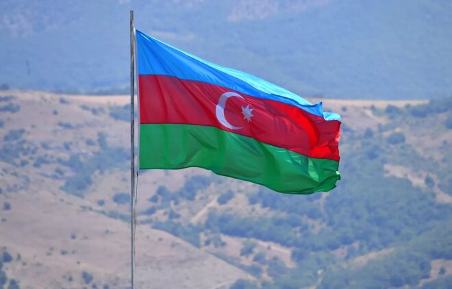 Azərbaycan bayrağı Xankəndidə  dalğalanır