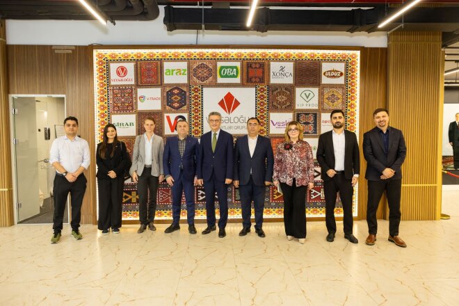 Almaniyanın ölkəmizdəki səfiri "Veysəloğlu"nun Mərkəz ofisində "Rossmann"ı ziyarət etdi