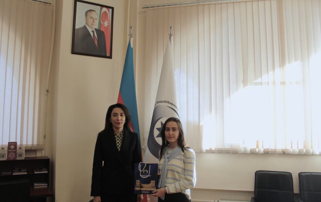 Səbinə Əliyeva Ombudsmanın xüsusi təqaüdünü qazanmış tələbələrlə görüşüb