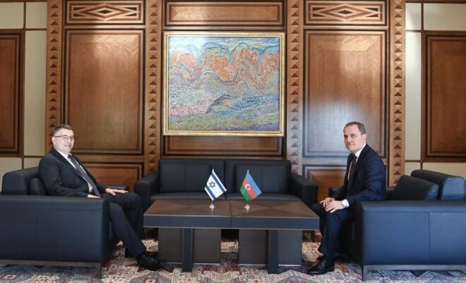 Azərbaycan və İsrail XİN başçılarınn görüşü başlayıb