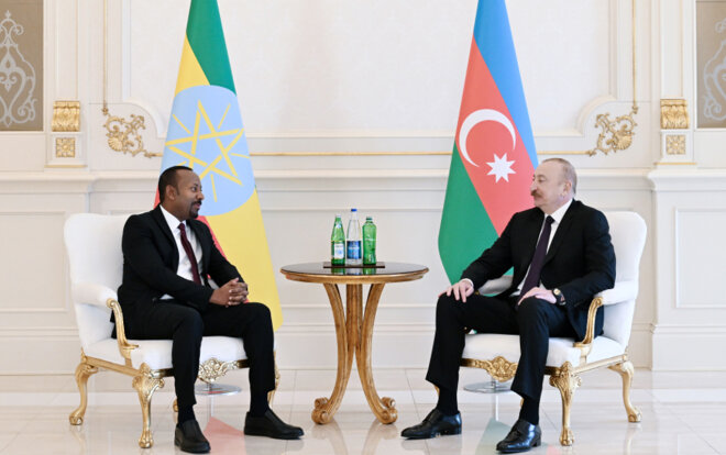 Prezident Abiy Əhməd Əli ilə təkbətək görüşdü -