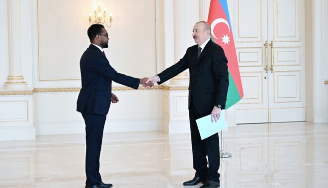 Prezident yeni səfiri qəbul etdi -