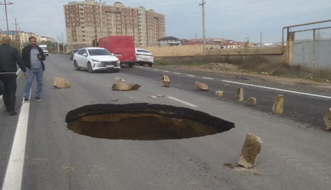 Masazırdakı çökən yolla bağlı RƏSMİ AÇIQLAMA