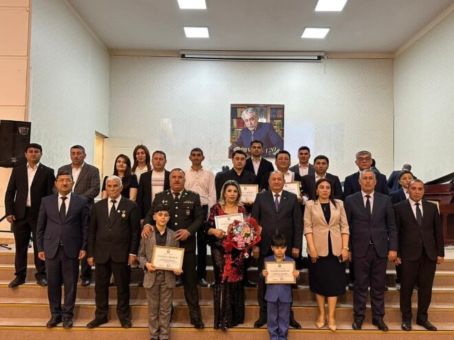 Beyləqanda xalq şairi Səməd Vurğunun 120 illik yubileyi qeyd edilib